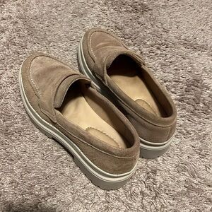 Portland Leather Company Suede Lug Loafers - Size 7.5